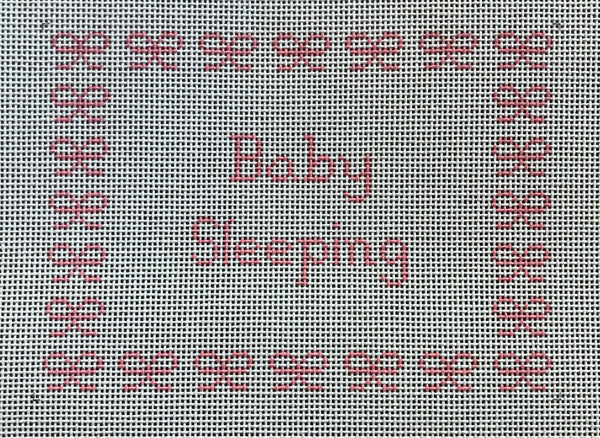 Baby Sleeping with bows-pink