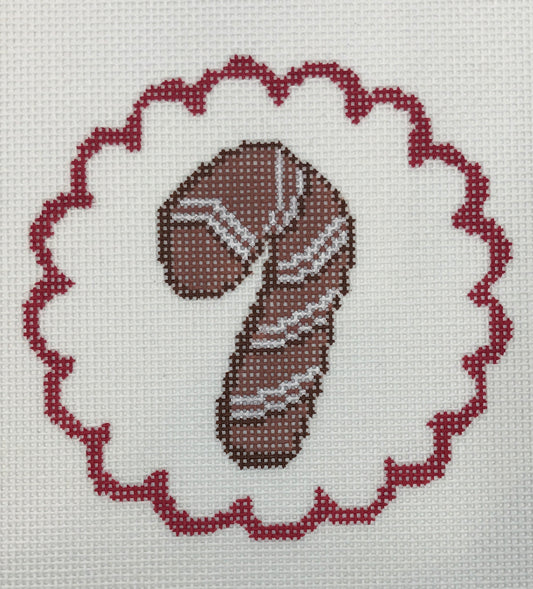 Candy Cane Cookie Ornament