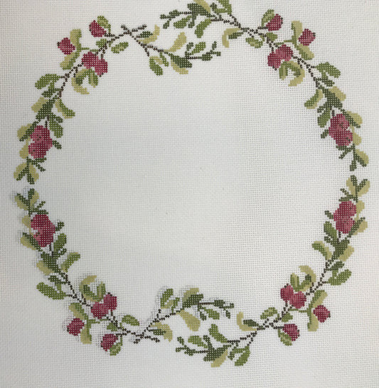 Cranberry Wreath Ornament