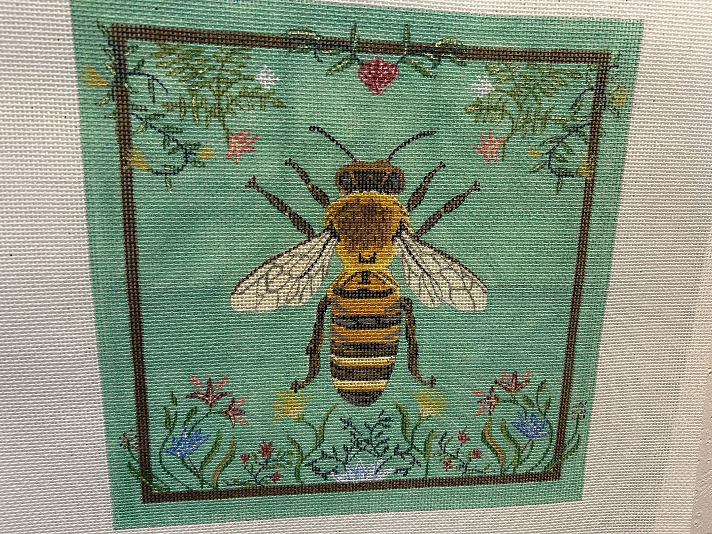 Bee with Flowers