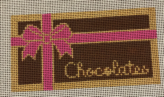 Chocolate Box Pink Ribbon