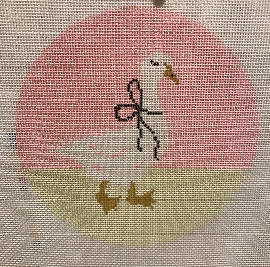 Pink Goose Round