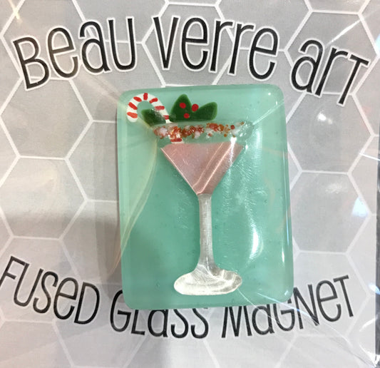 Holiday Martini Glass Needleminder