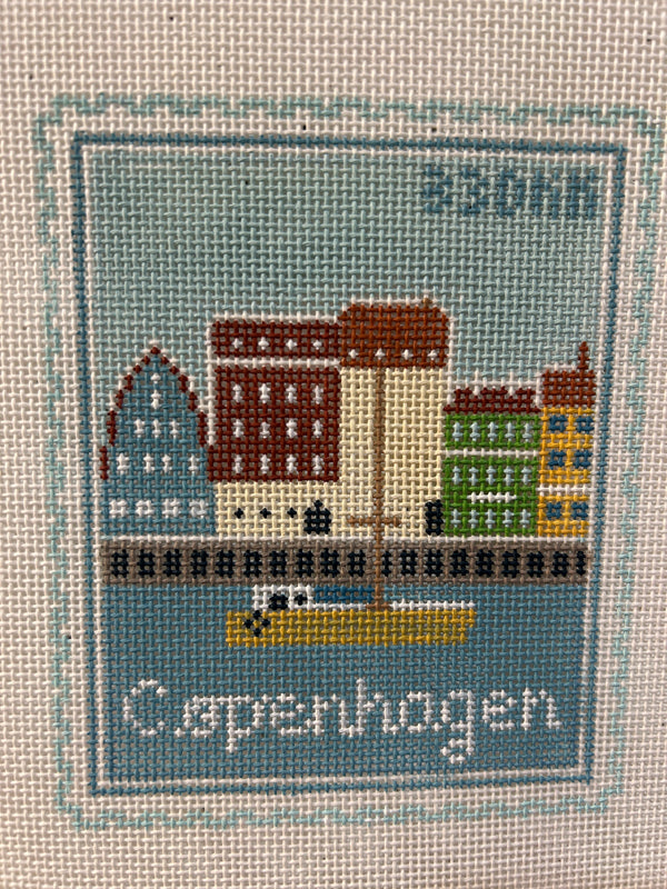 Copenhagen Nyhaven Stamp