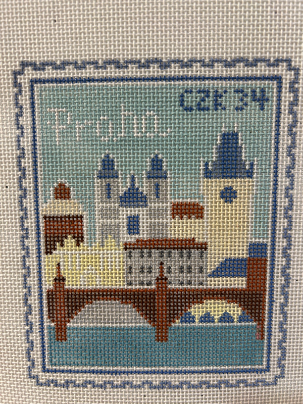 Prague Charles Bridge Stamp
