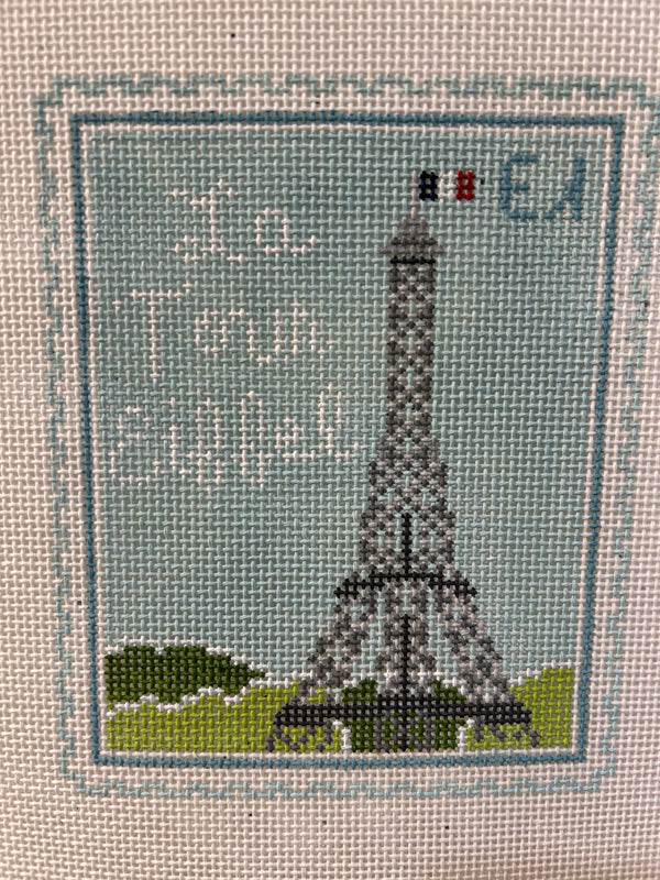 Paris Eiffel Tower Stamp