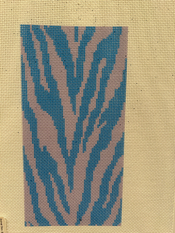 Animal Skin Eyeglass Case - Blue/Purple