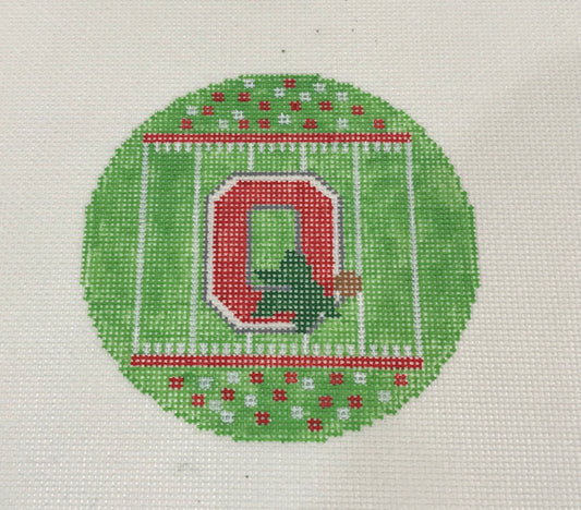 Ohio State Football Field Round