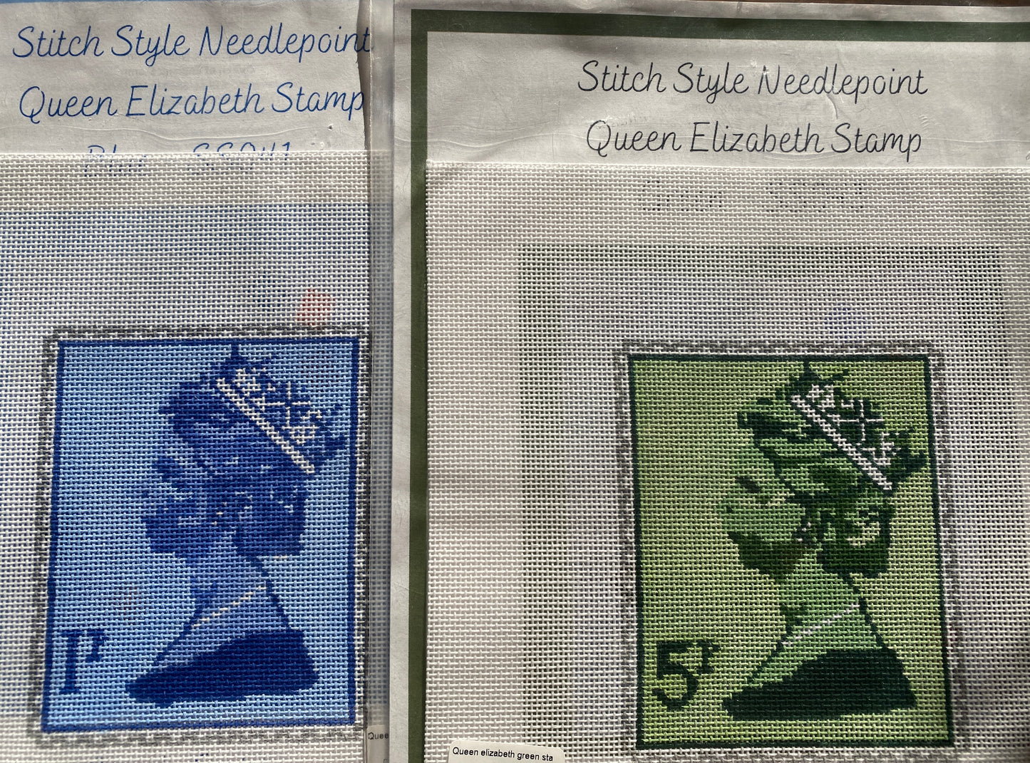 Queen Elizabeth Stamp Blue