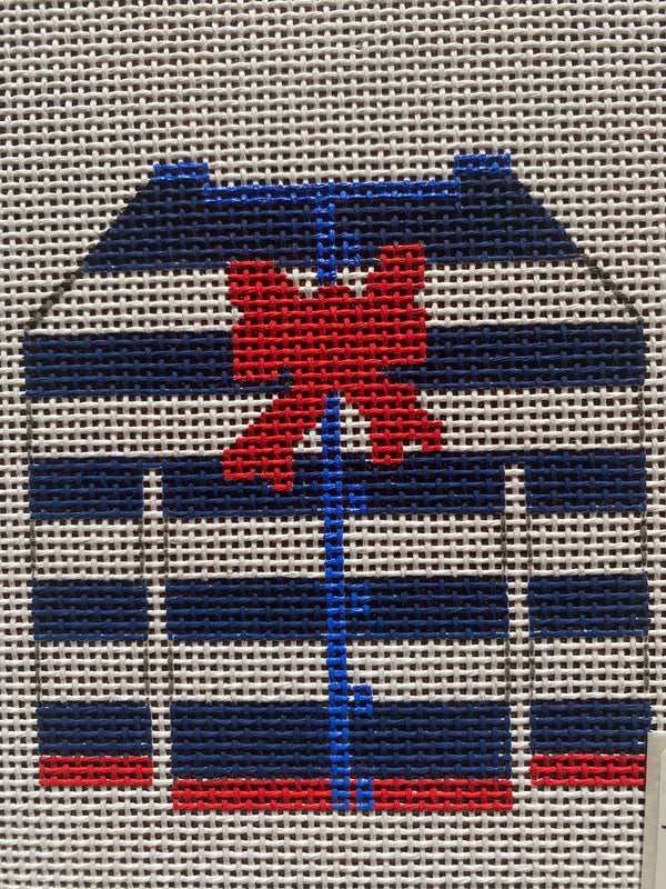 Striped Bow Cardigan