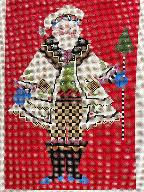 Folk Santa in Red