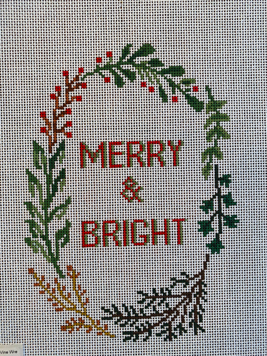 Merry and Bright Vine Wreath