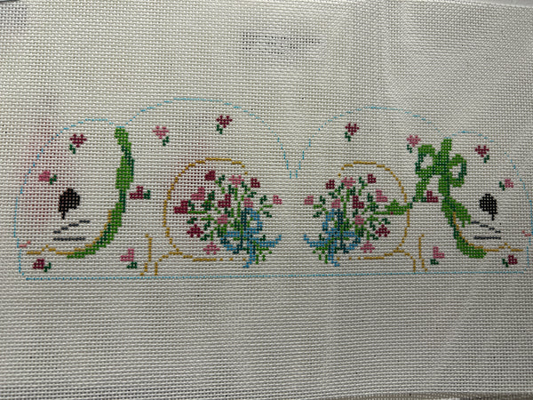 Two Sided Pink Heart Bunny 18 M