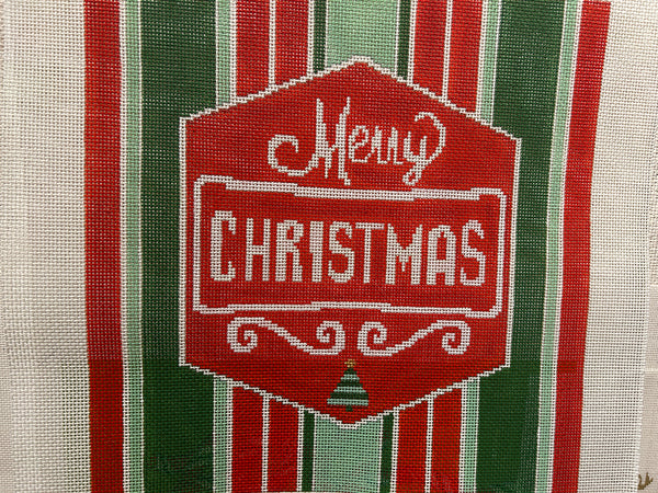 Merry Christmas on Stripes