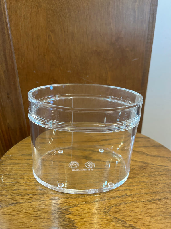 Acrylic Oval Box 5 inches tall