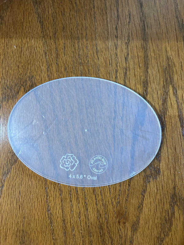 Acrylic Oval Stencil