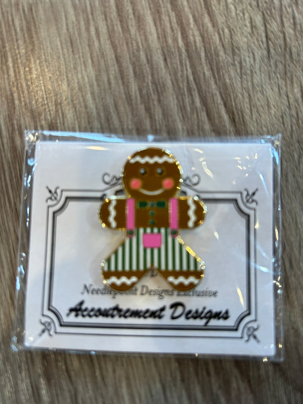 Gingerbread Needleminder pink/green