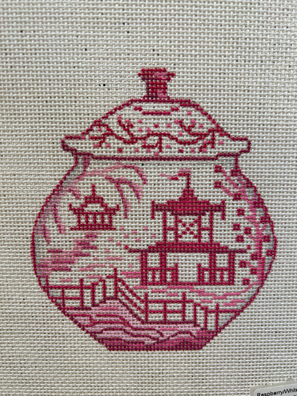 Raspberry/White Pagoda