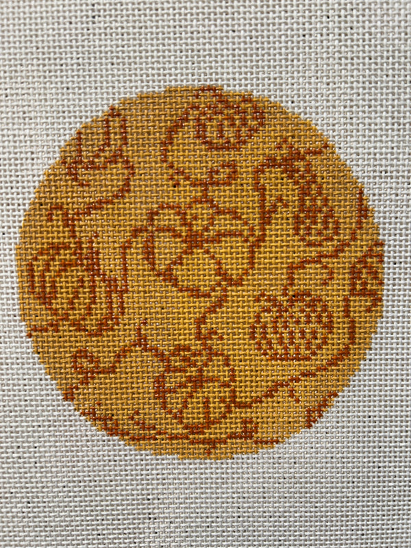 Pumpkins on Vine Canvas