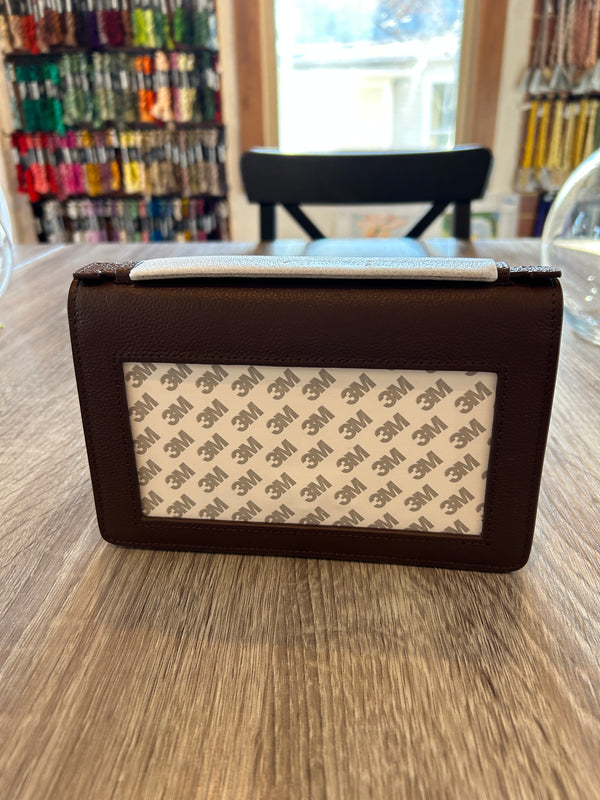 Everyday Clutch - Chocolate  Brown Leather