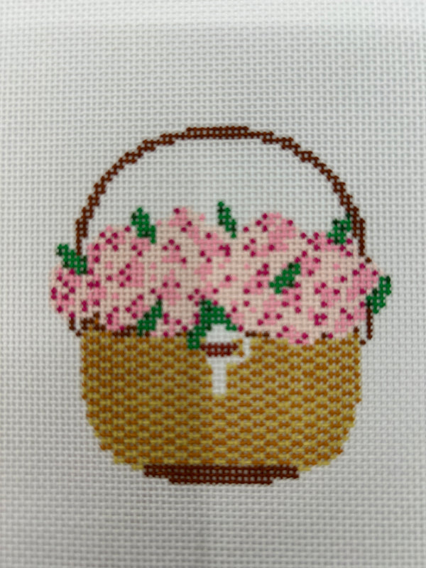 Pink Hydrangea Basket