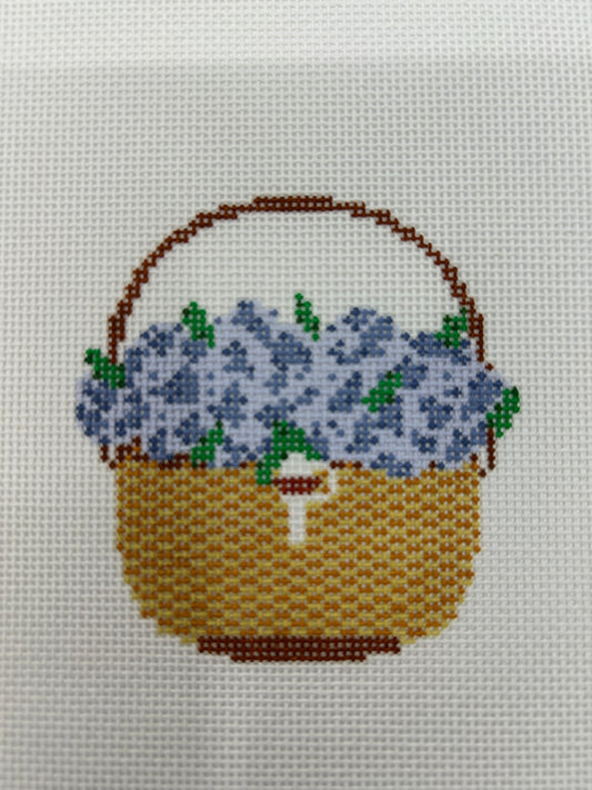 Blue Hydrangea Basket by SS