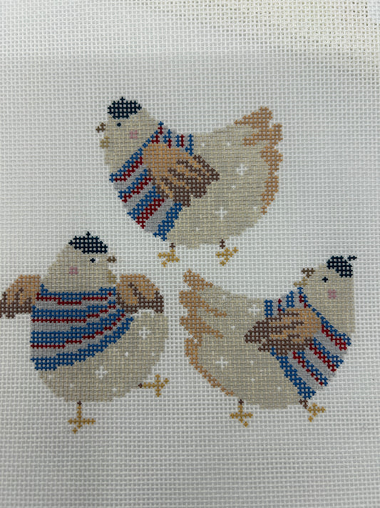 Three French hens - La Fete