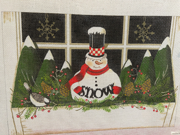 Window Box Window - Snow