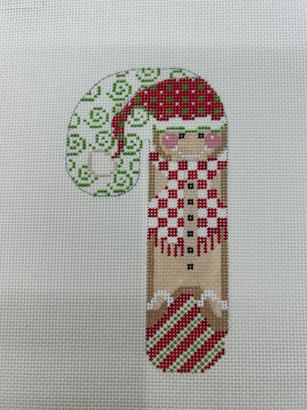 Red Gingerbread Candy Cane