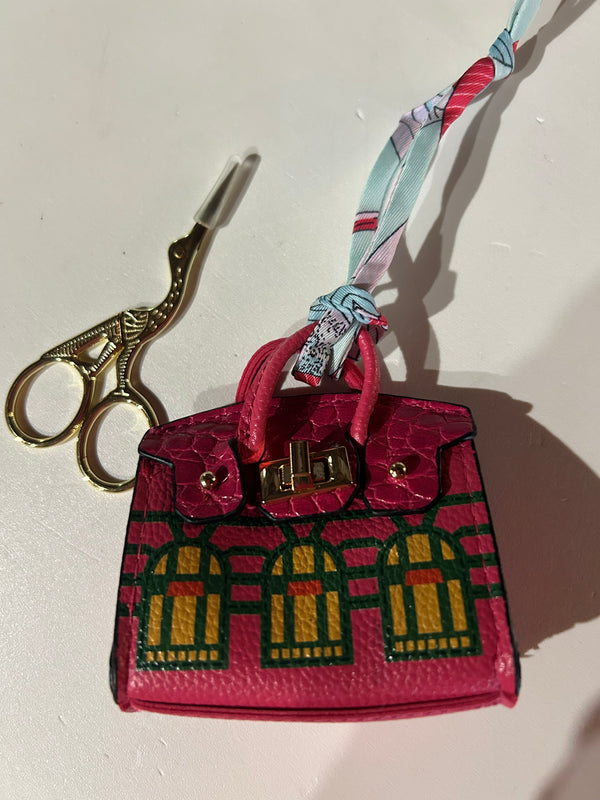 Fashion Bag Scissors-Pink