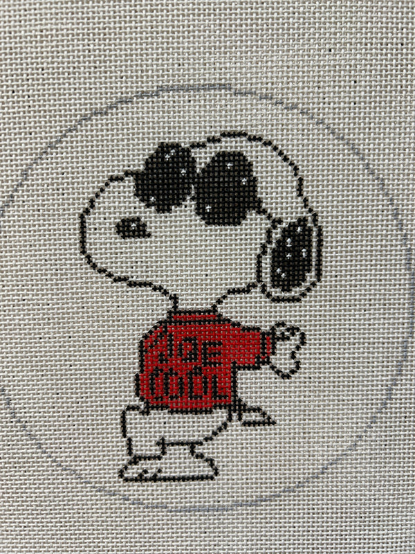 Snoopy is Joe Cool Round