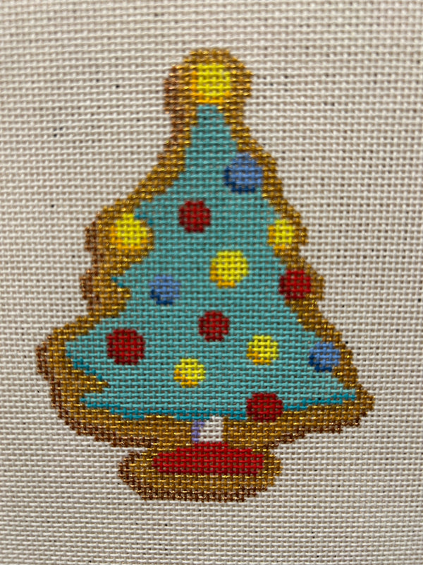 Gingerbread Tree Canvas