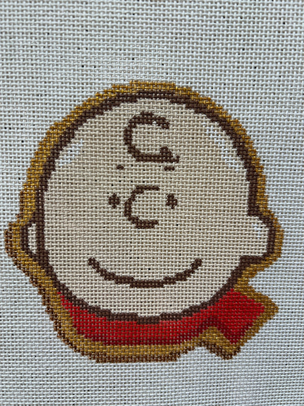 Gingerbread Charlie Brown Cookie