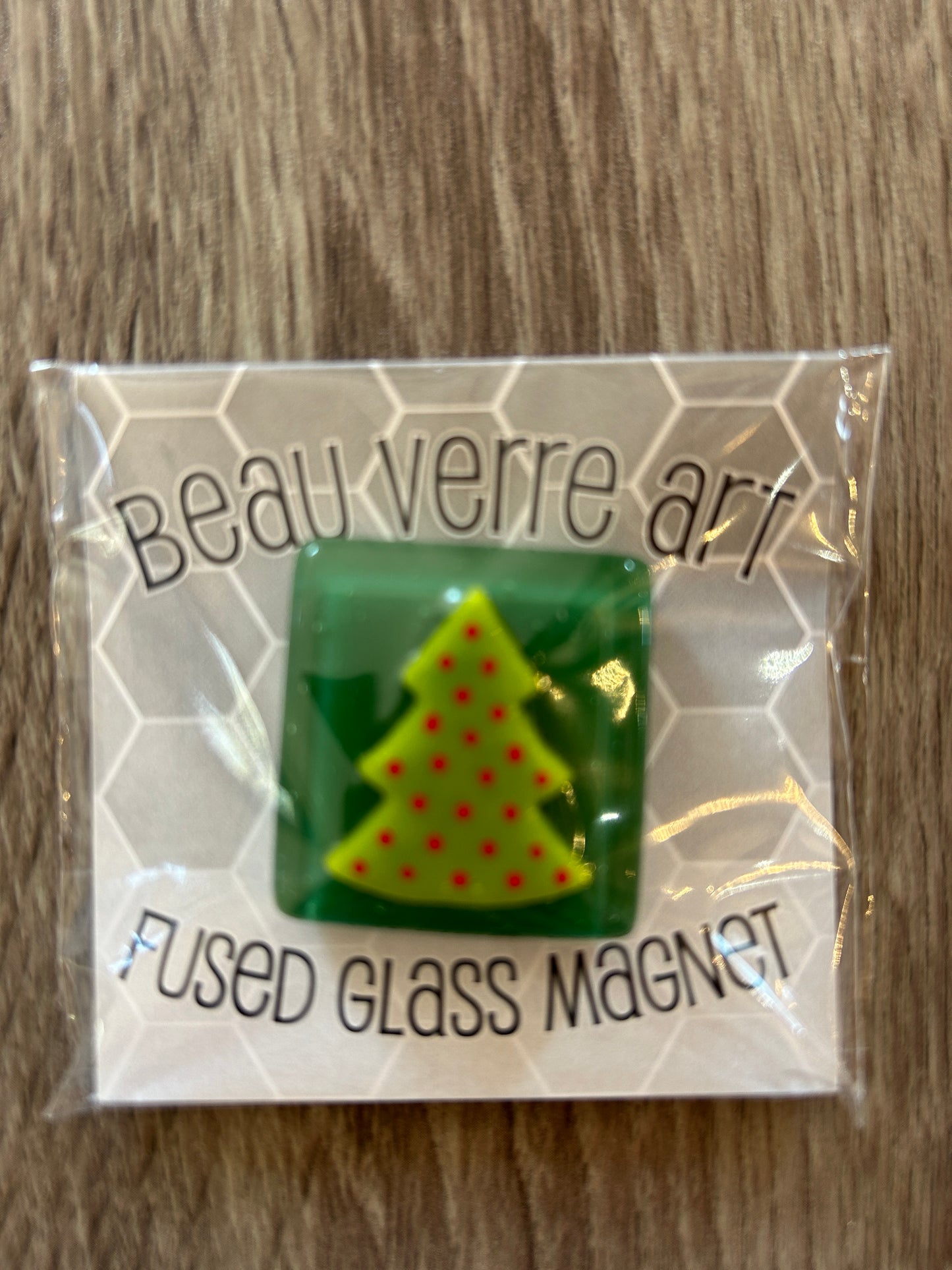 Christmas Tree Fused Glass Needleminder