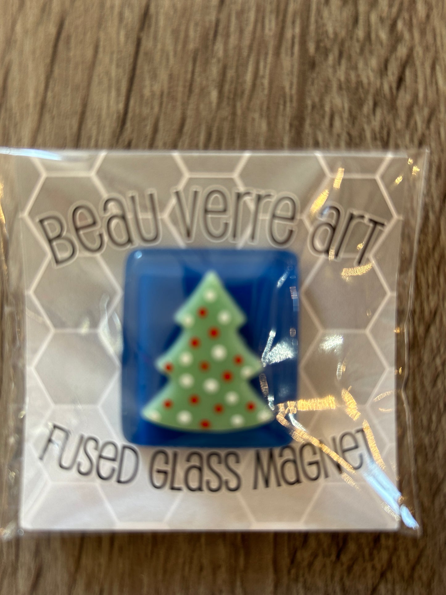 Christmas Tree Fused Glass Needleminder