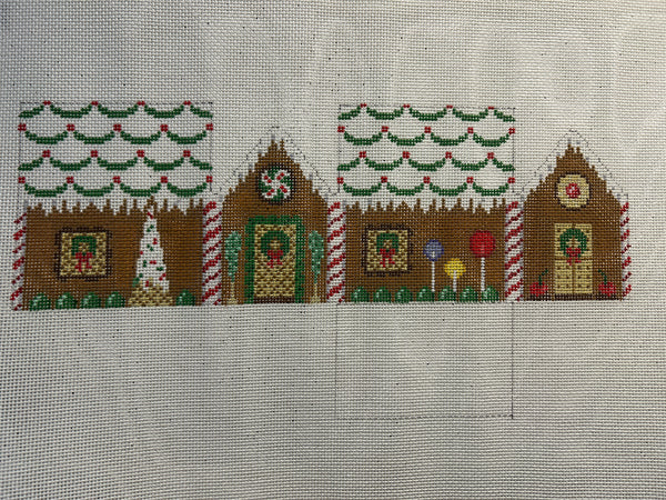 3D Gingerbread House - Green Scallop House