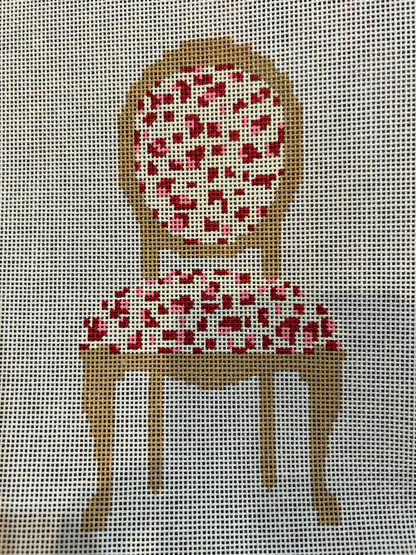 Tonga Pink Leopard Chair