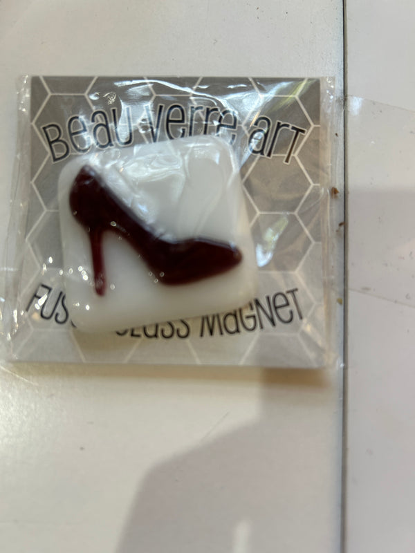 Barbie Fused Glass Needleminder