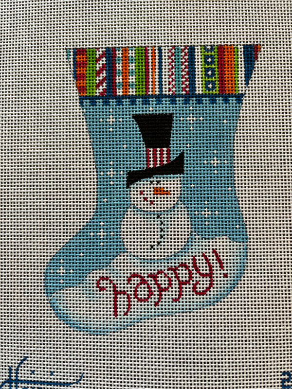 Happy Snowman Stocking