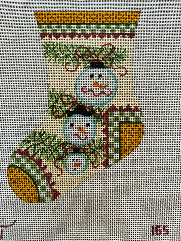 Snowman Family stocking