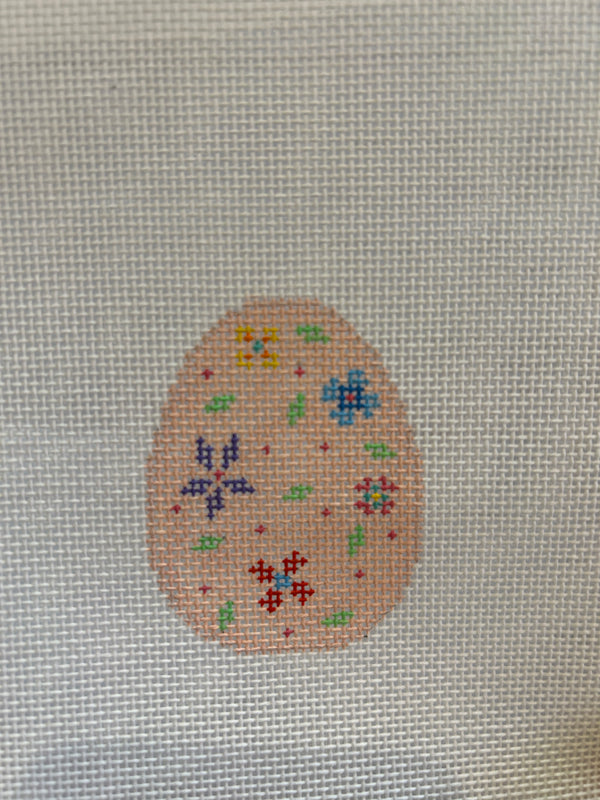 Pink Floral, Small Egg