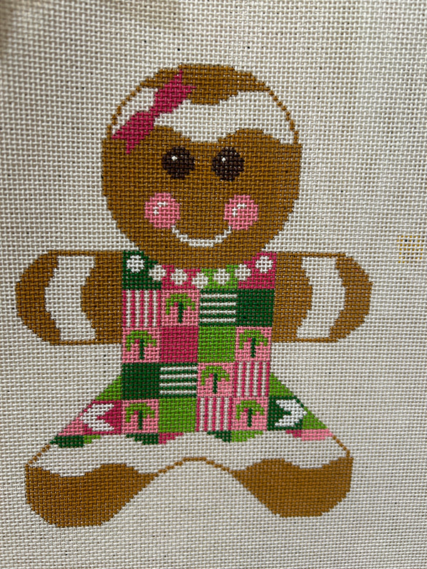 Preppy Gingerbread Girl