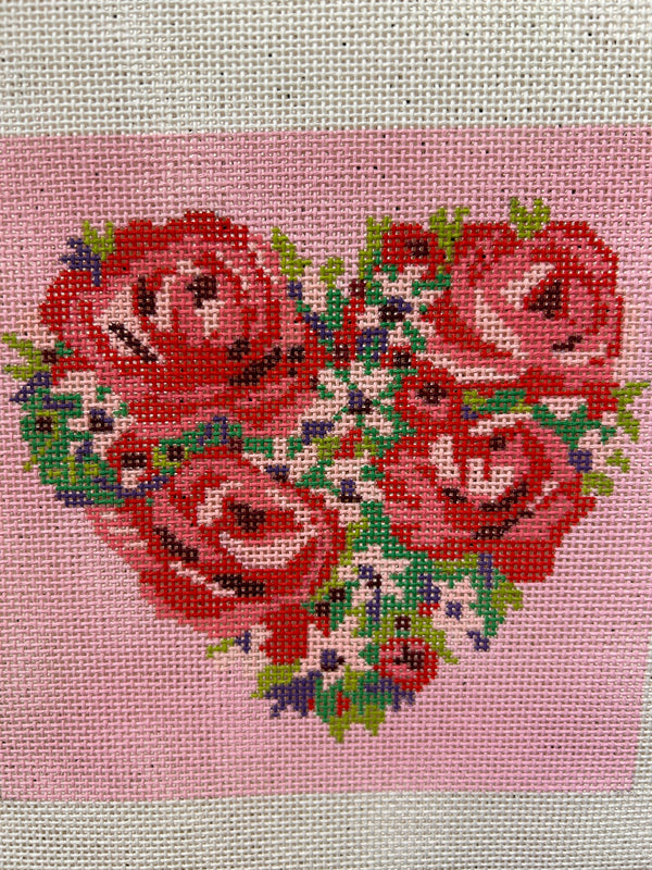 Flower Heart Canvas - Large