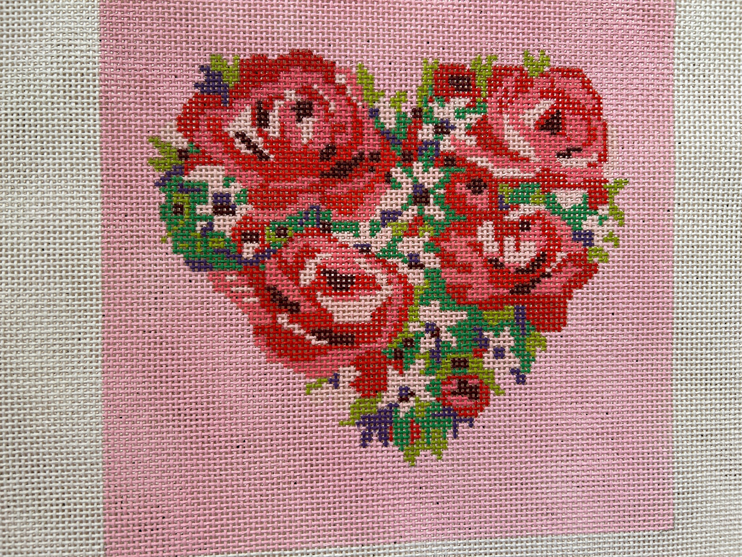 Flower Heart Canvas - small