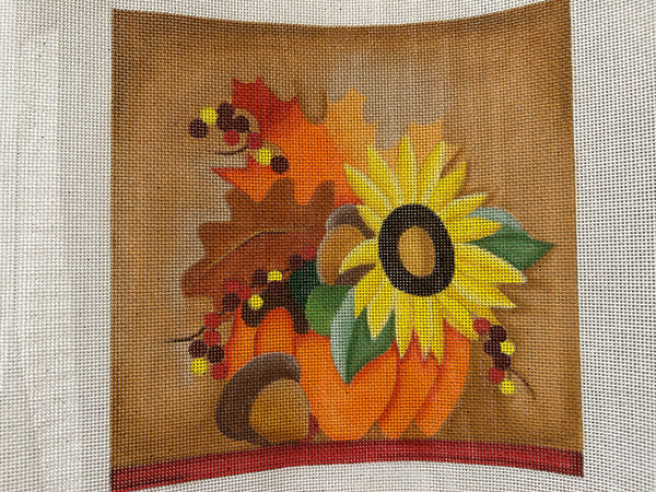 Pumpkin Sunflower Floral