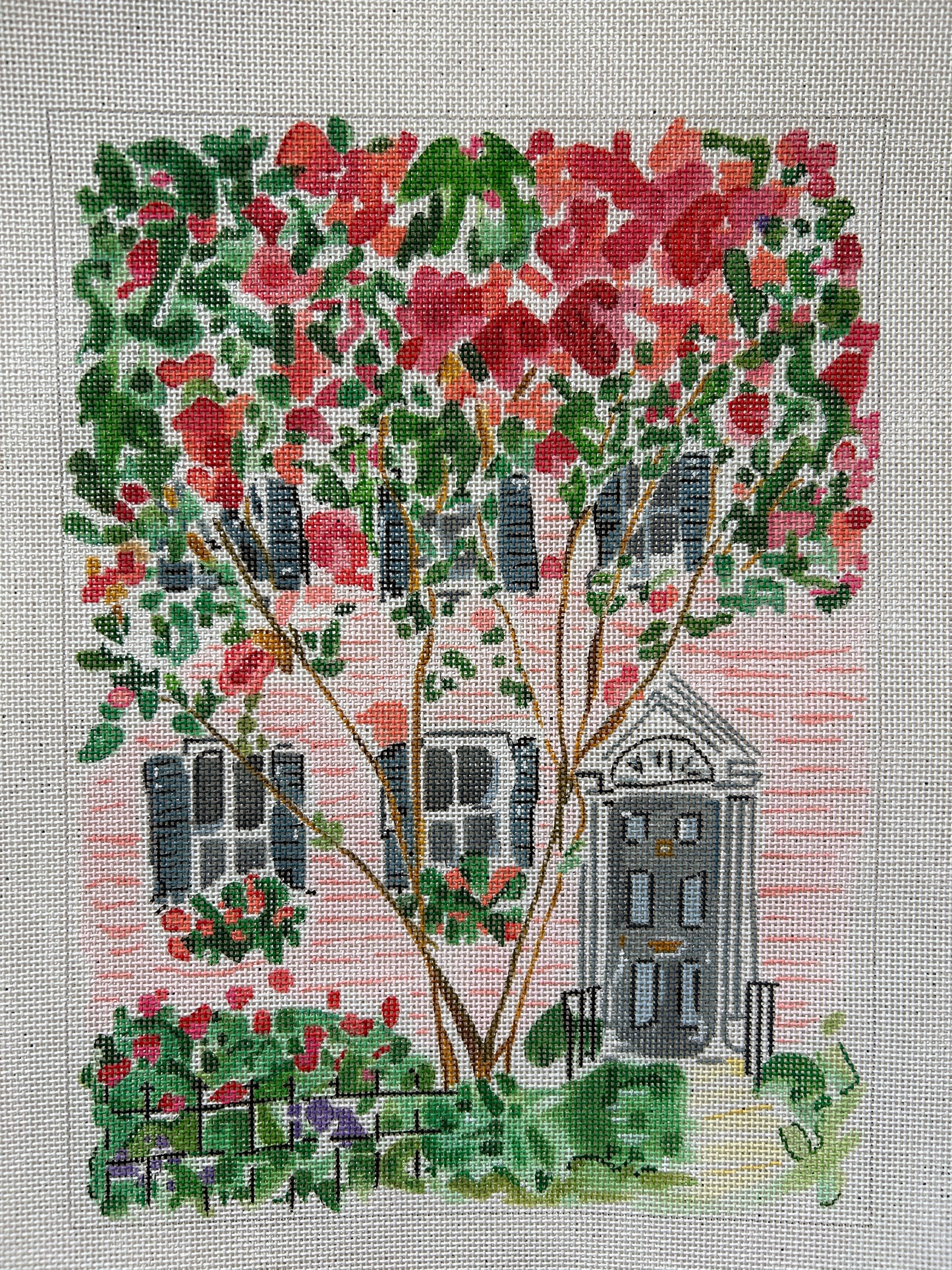 Charleston Pink House & Cherry Tree