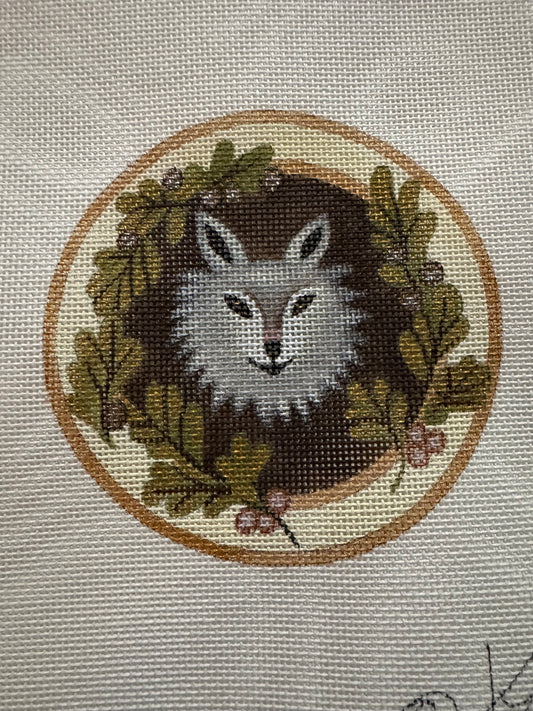 Xmas Coaster Wolf