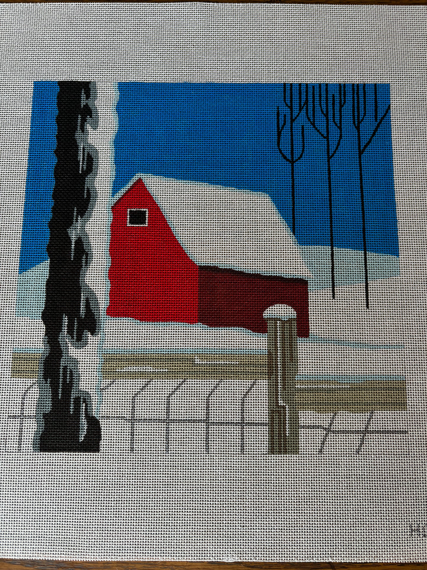 Red Barn #1 Square