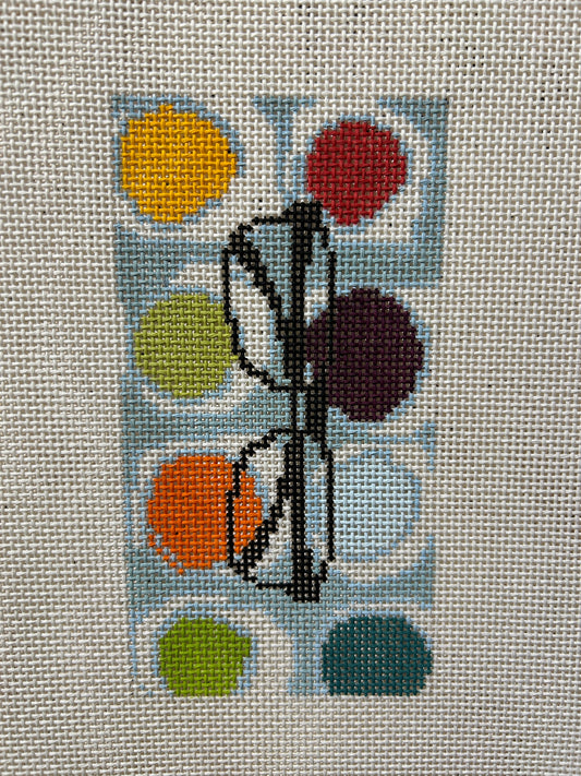 Colored Dots Eyeglass Case