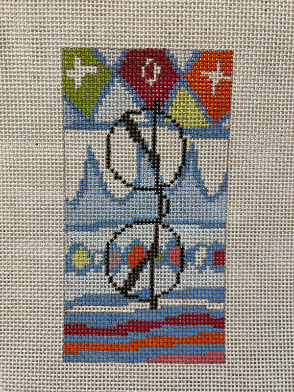 Stripey Dotty Eyeglass Case